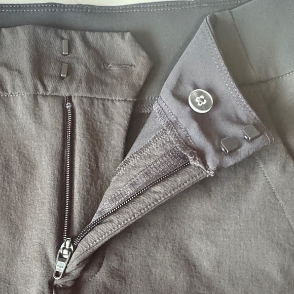 Athleta Wander Hybrid Pant Walnut Brown Ribbon Trim Ankle Pants Women's Size 6 - Picture 12 of 12